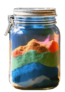 Chaos Theory - Colored Sand